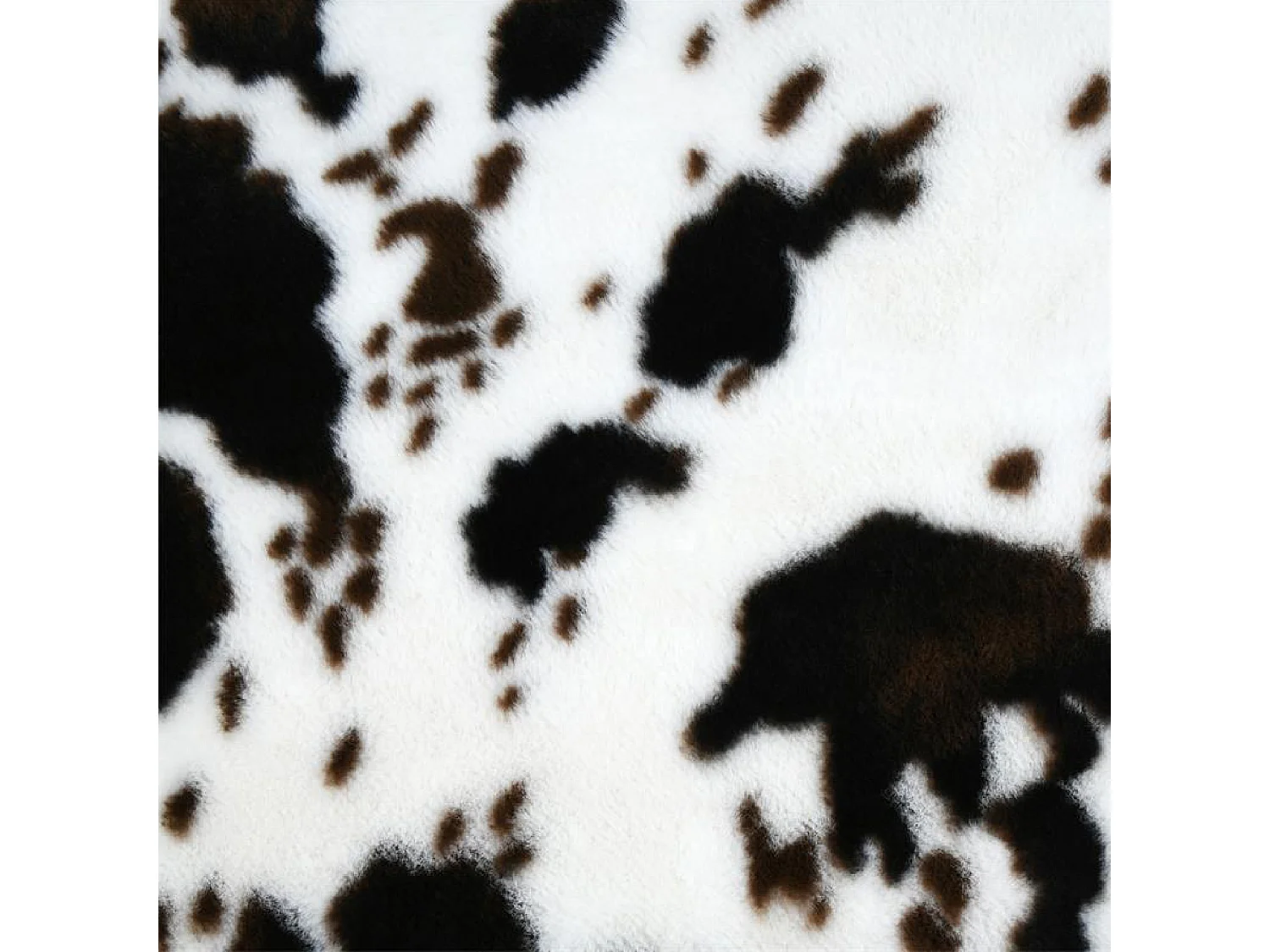 Manta imitación piel de vaca 130 x 160 cm