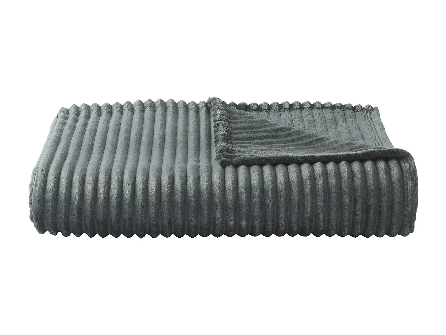 Manta polar con efecto acanalado en 3D 150 x 200 cm