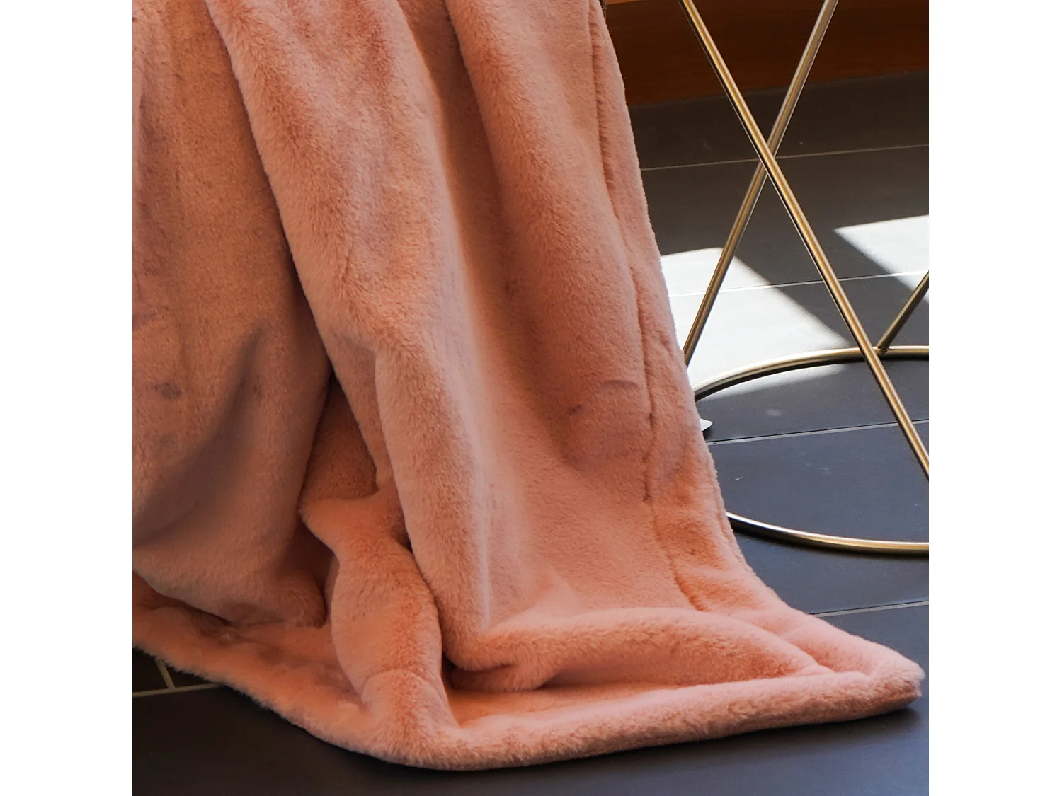 Plaid polaire double face