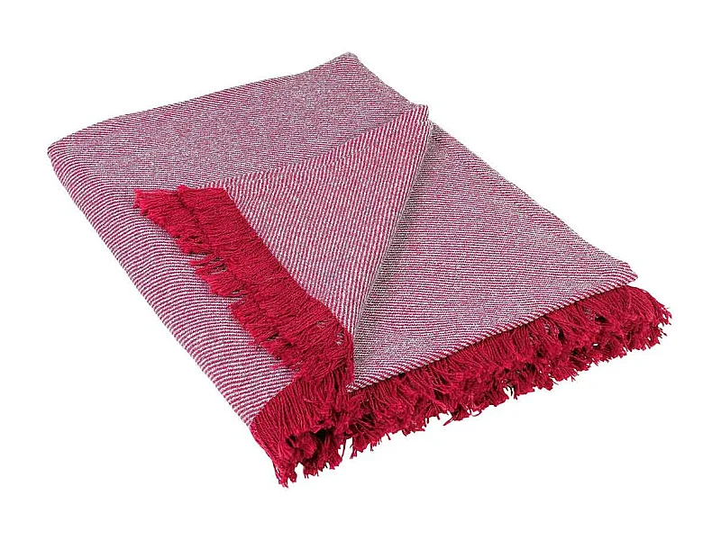 Plaid Original Frangé sur les Côtés