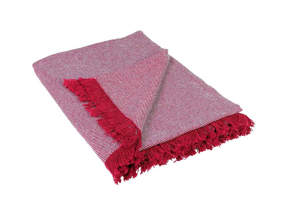 Plaid Original Frangé sur les Côtés