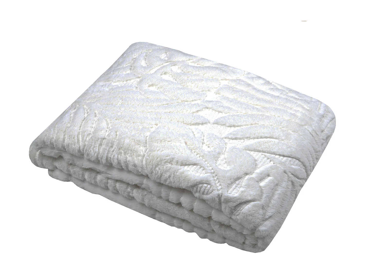 Plaid en imitation fourrure doublé polaire