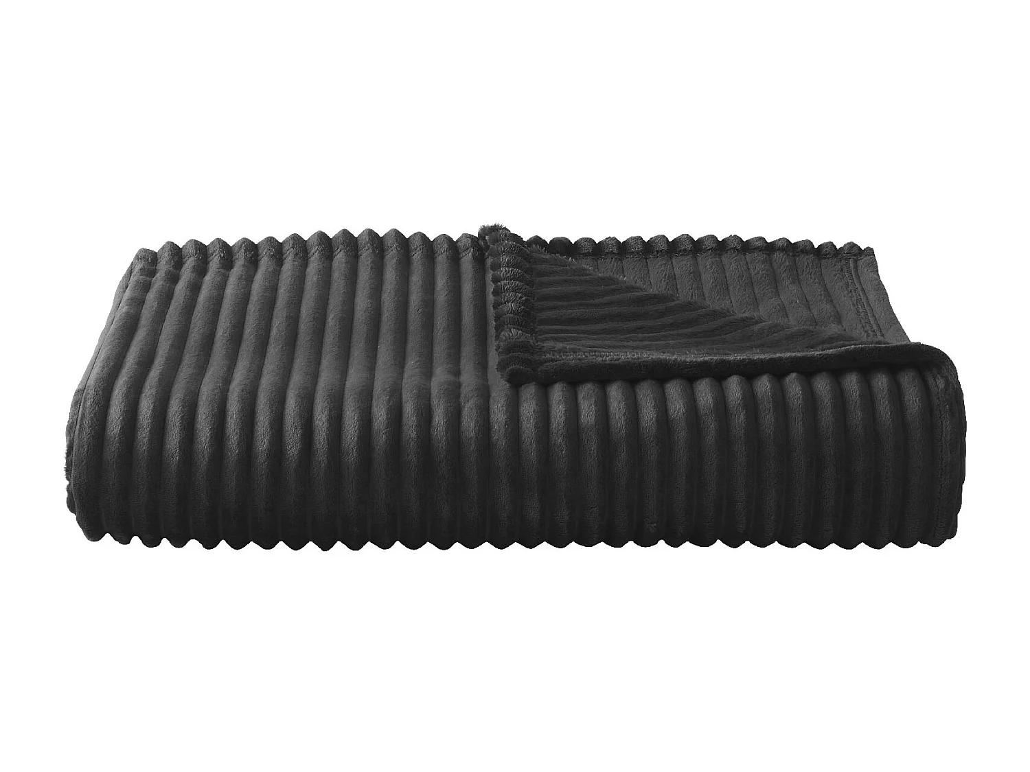 Manta polar con efecto acanalado en 3D 150 x 200 cm