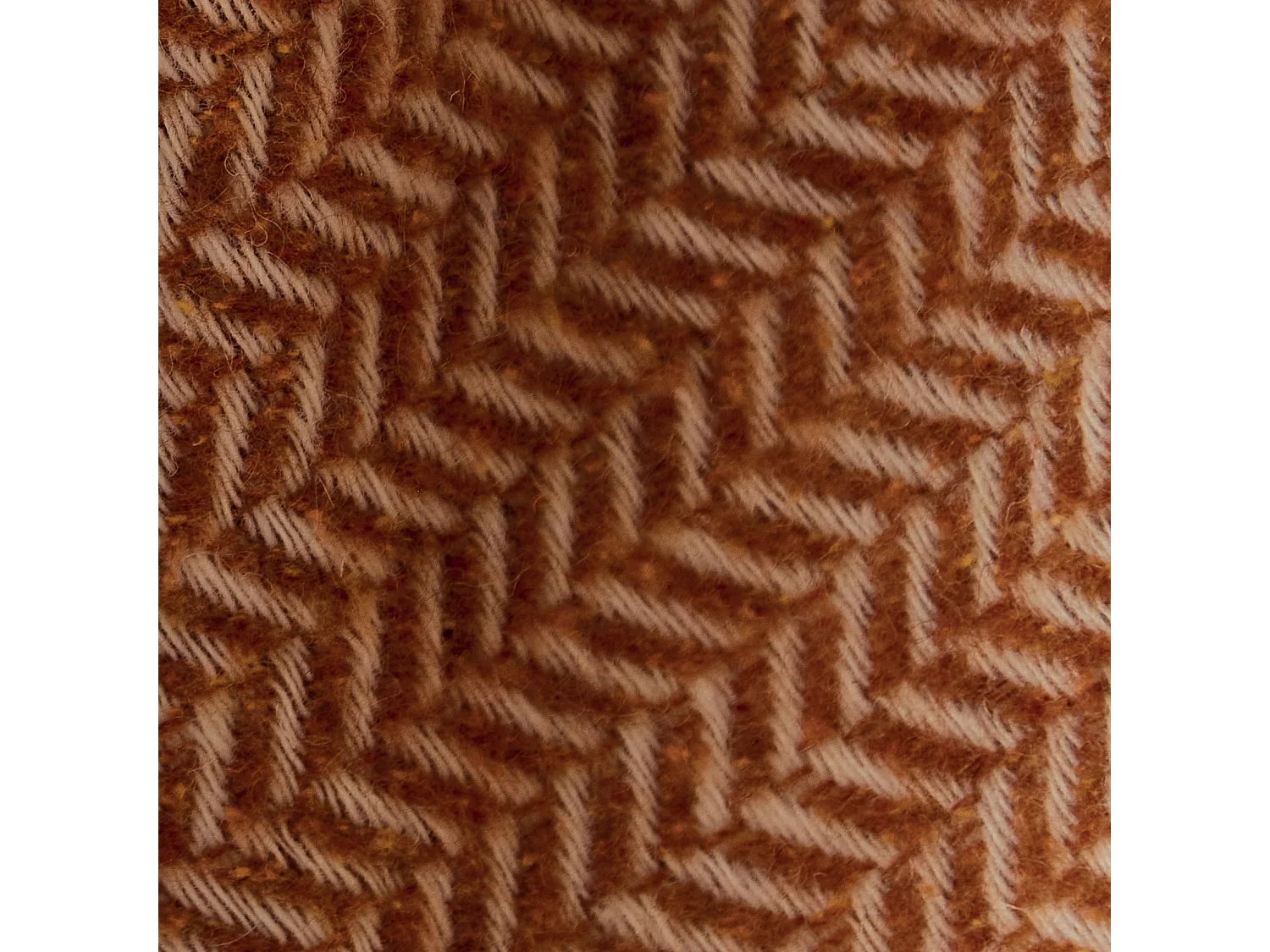 Plaid en laine avec motif chevron