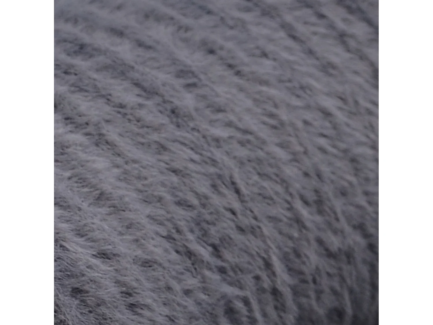 Plaid en maille effet côtelé