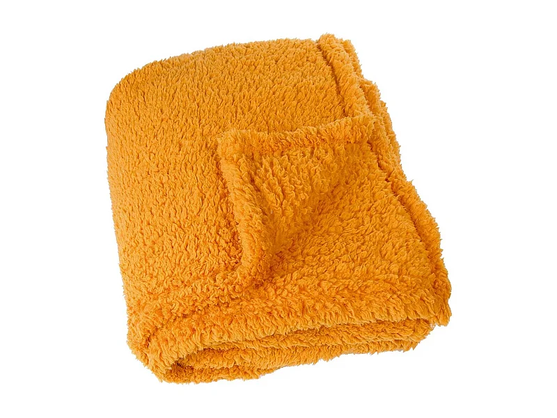 Plaid color efecto borreguito 130 x 150 cm