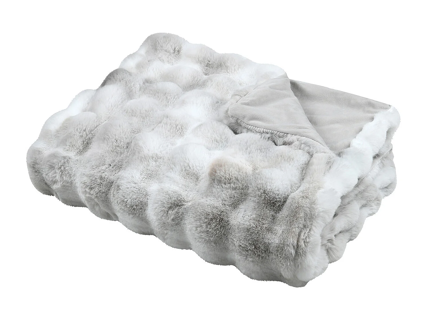 Plaid fausse imitation fourrure moelleux