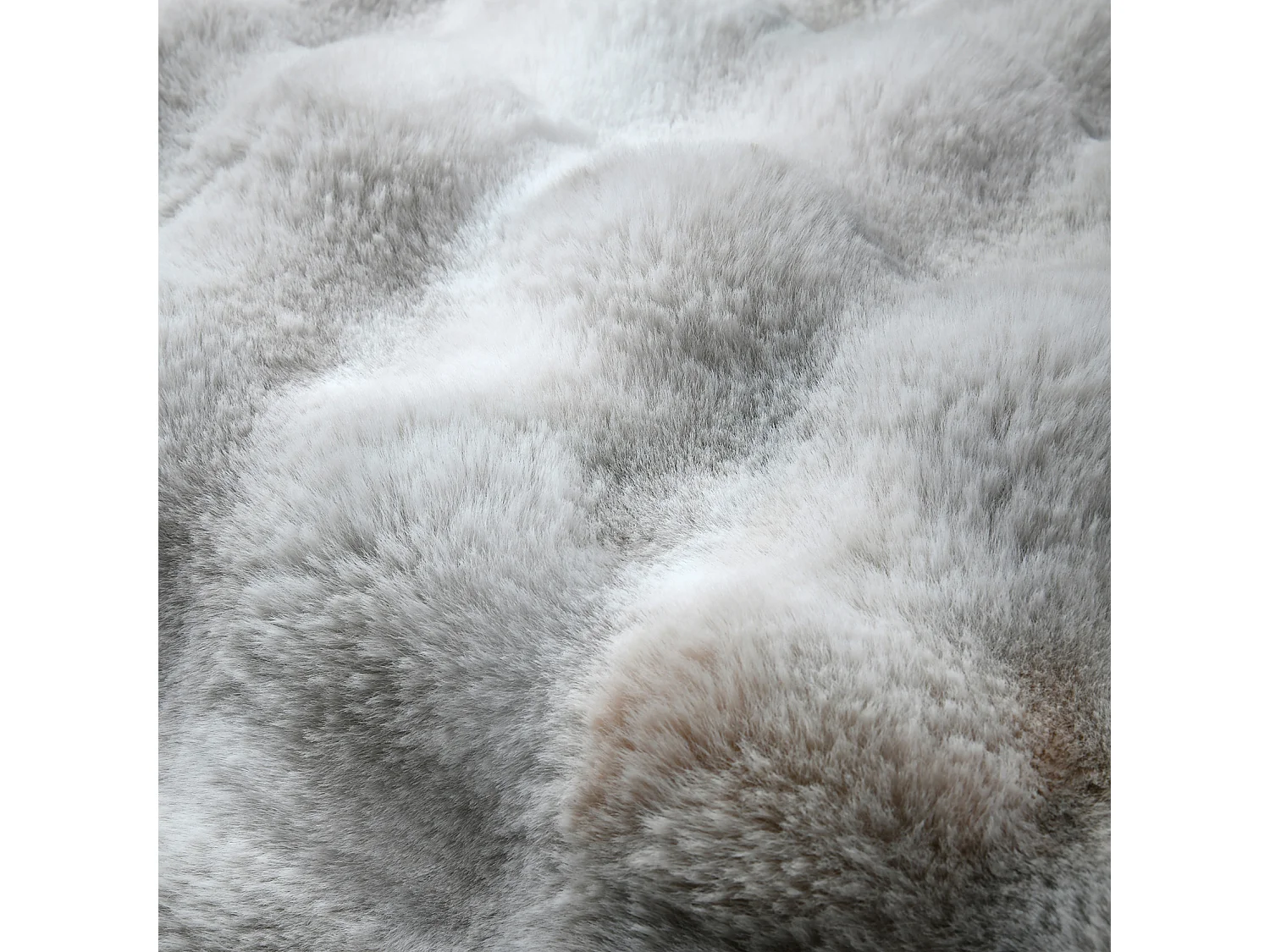 Plaid fausse imitation fourrure moelleux