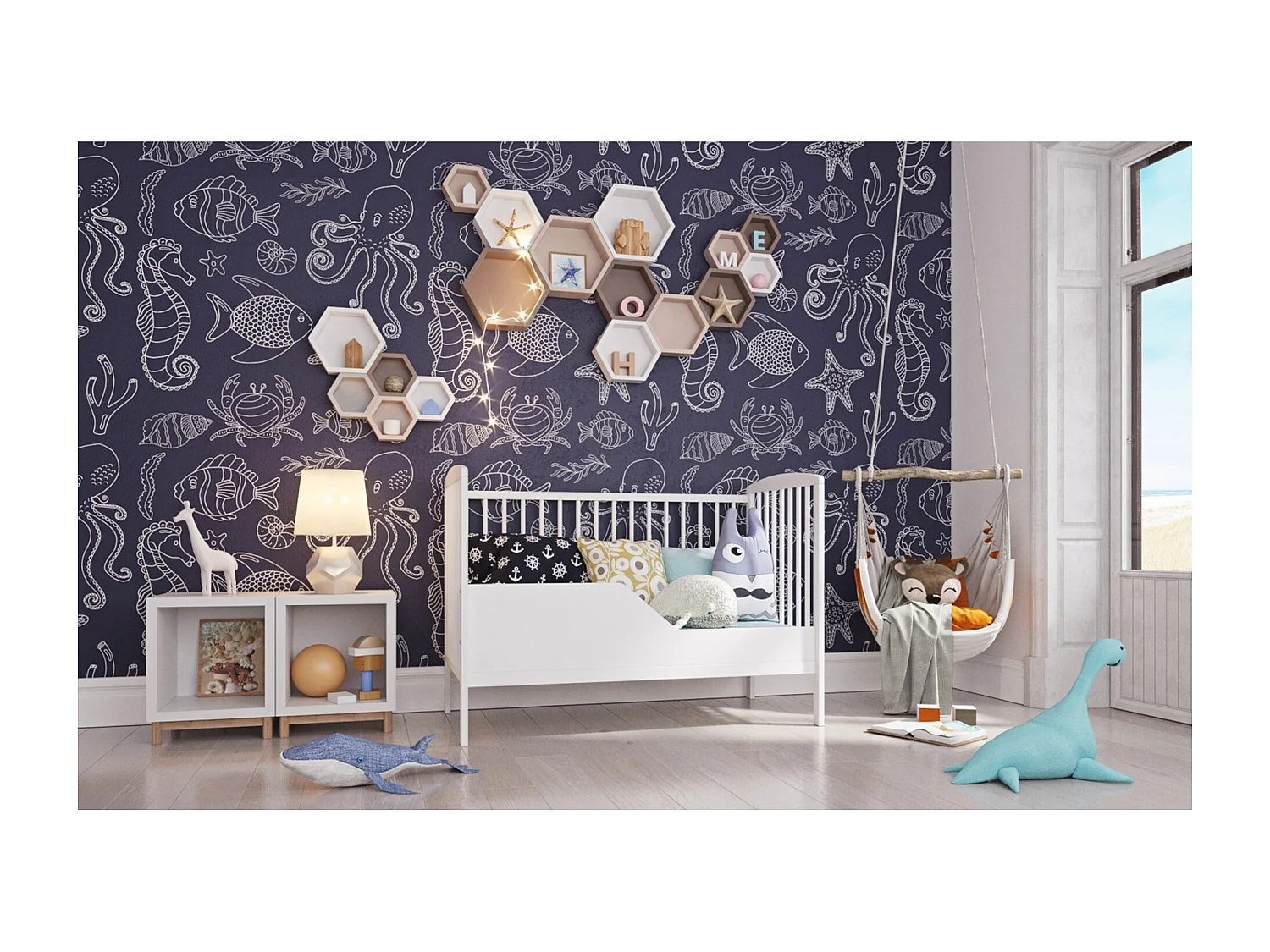 Cuna evolutiva - NINA - 120 x 60 cm