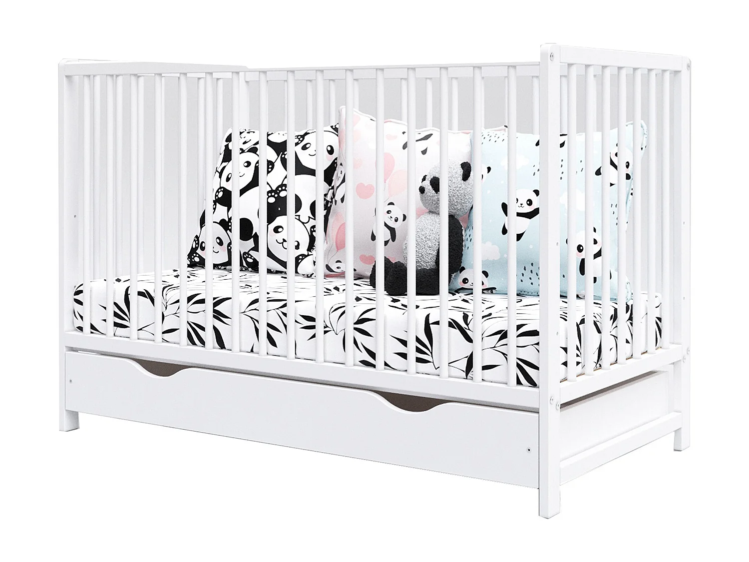 Culla evolutiva con cassetto - 120x60cm