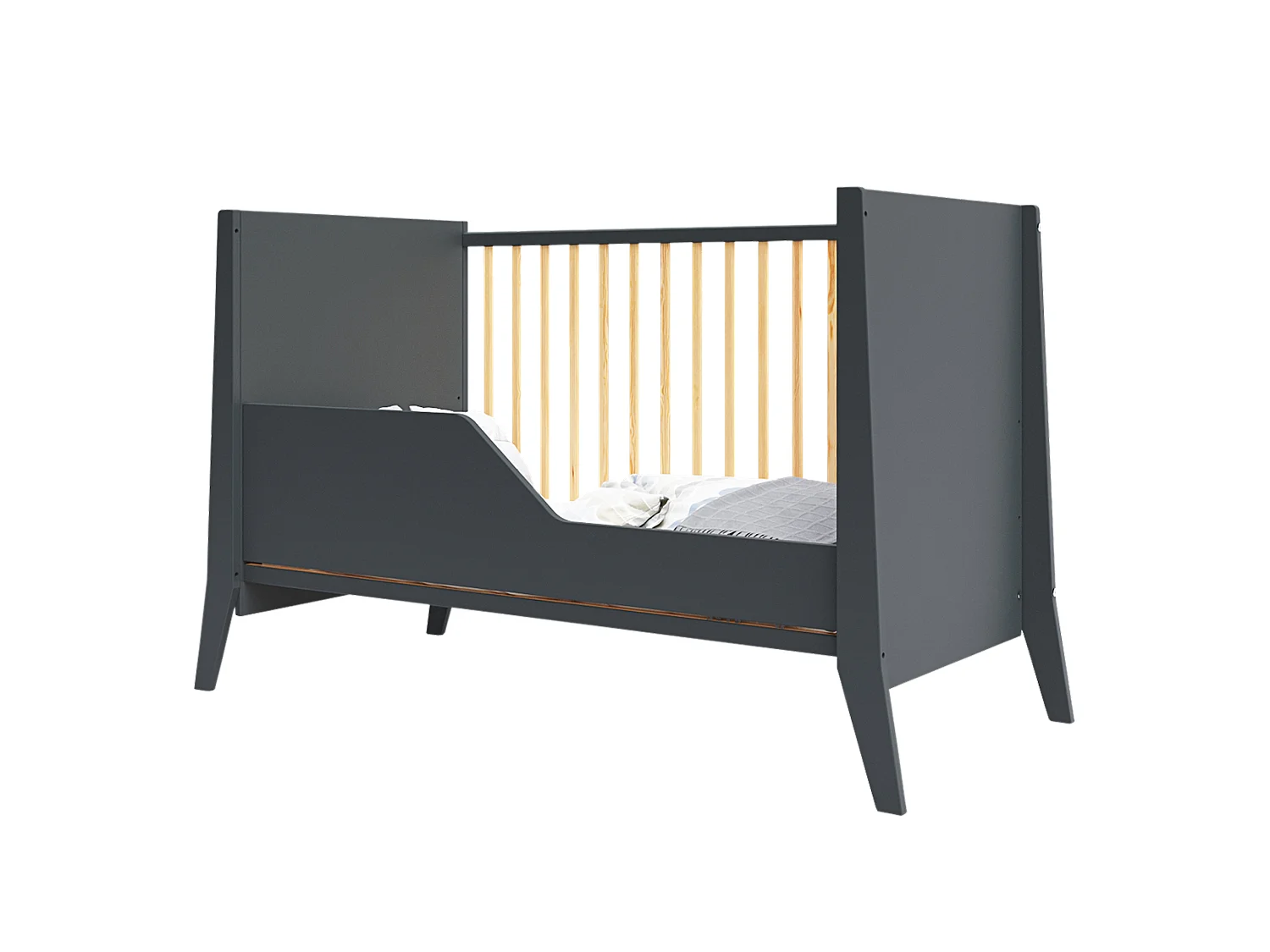 Mitwachsendes Babybett - 60x120 cm