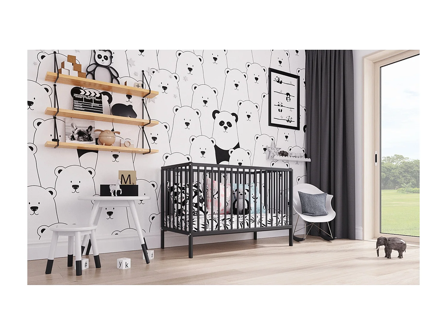 Cuna evolutiva - ANNA - 120 x 60 cm