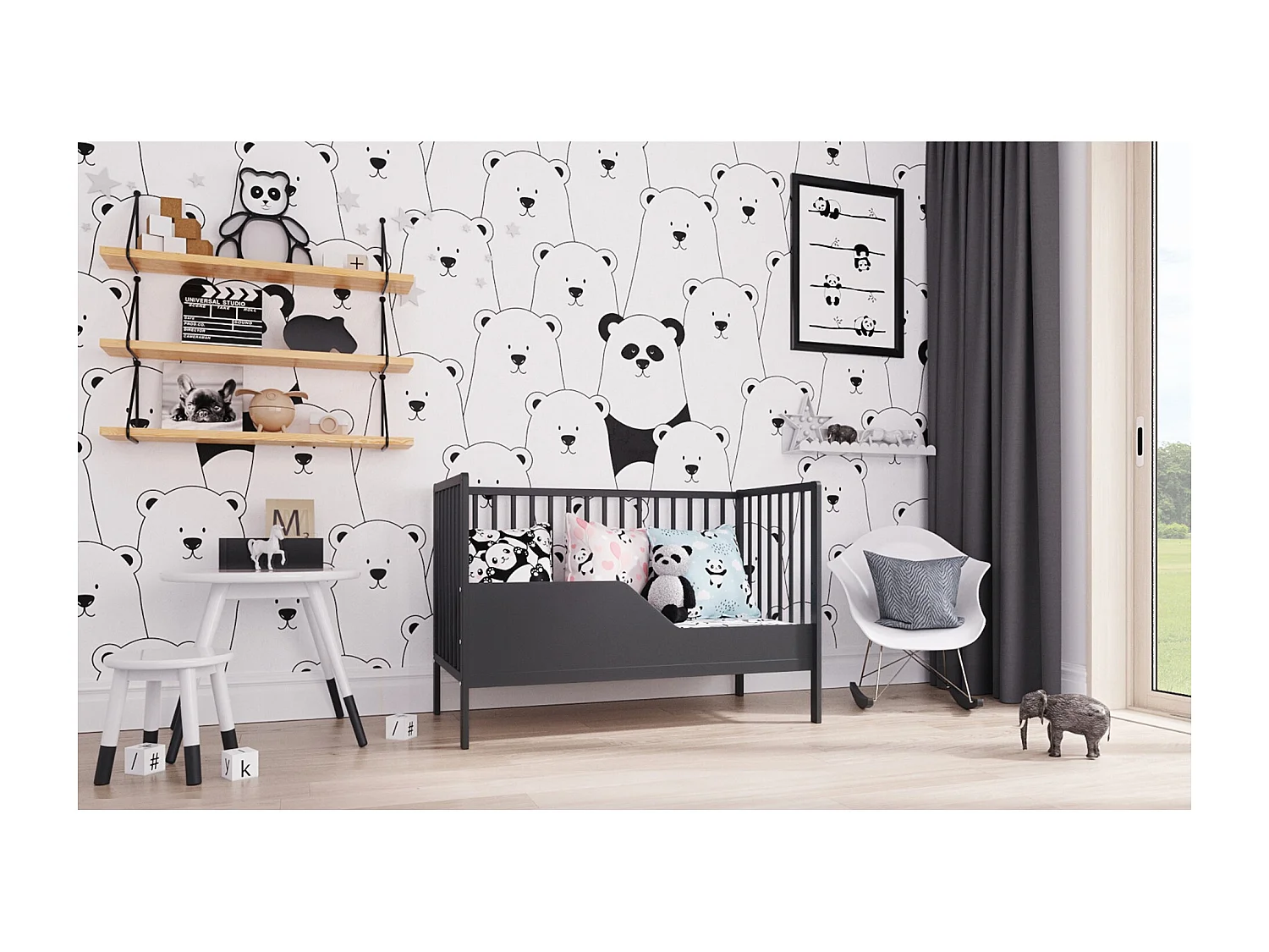 Cuna evolutiva - ANNA - 120 x 60 cm