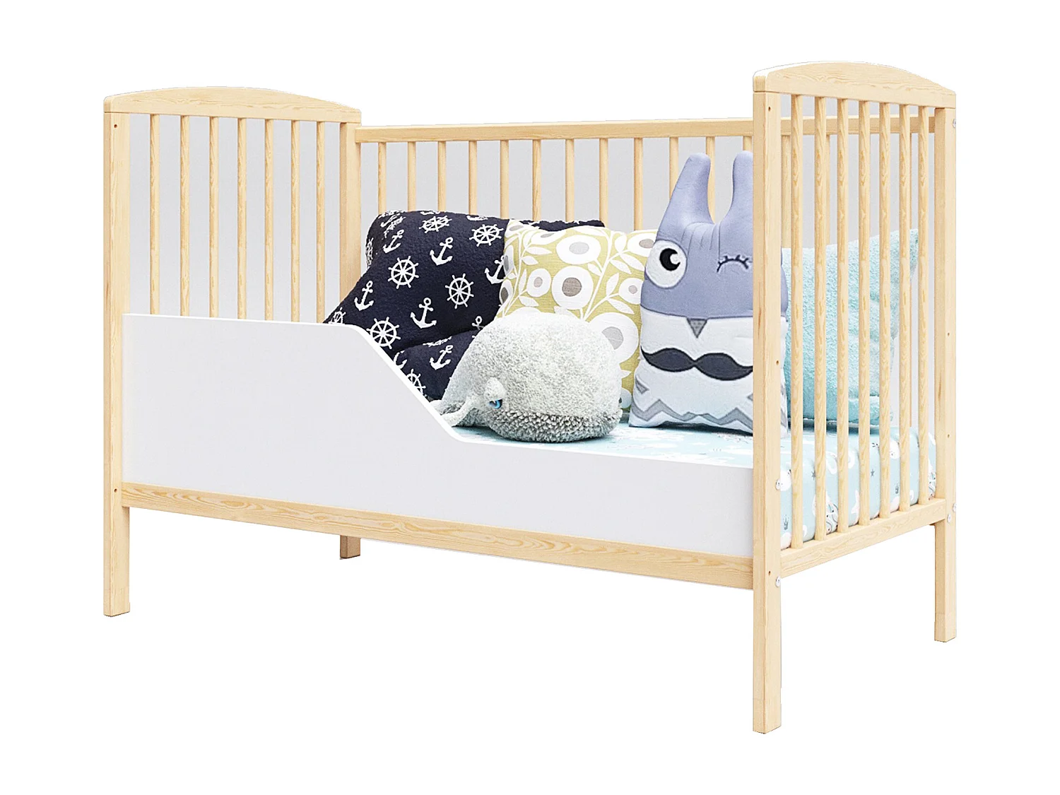 Mitwachsendes Babybett - 60x120 cm