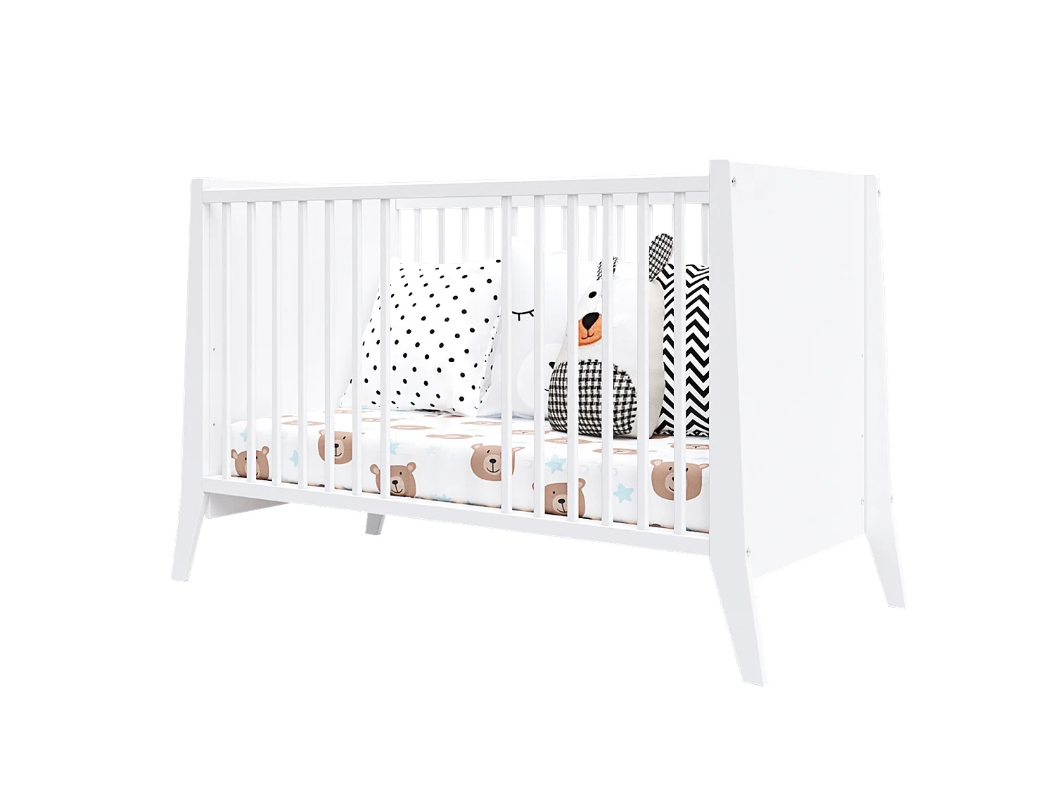 Mitwachsendes Babybett - 60x120 cm