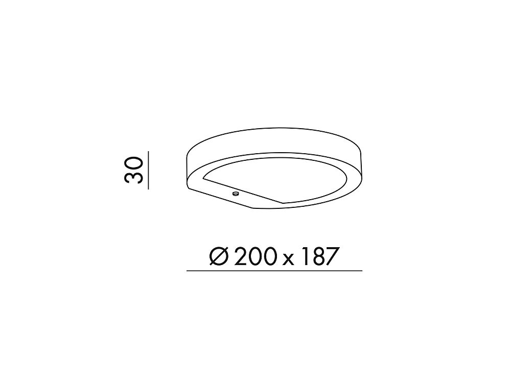 Nap solar antraciet LED wandlamp 2,2w batterijvoeding IP54
