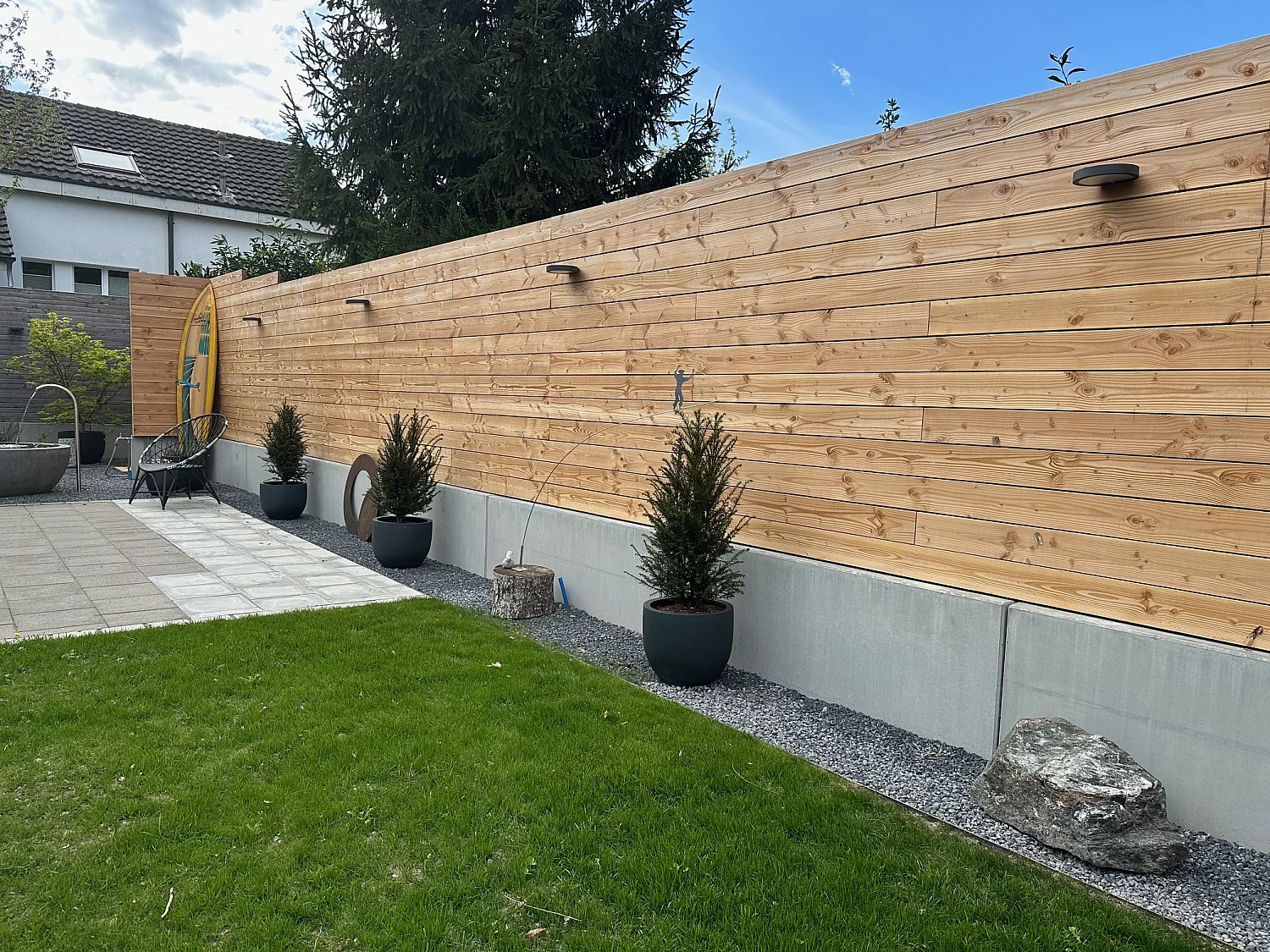 Nap Solar Anthrazit LED-Wandleuchte 2,2 W batteriebetrieben IP54