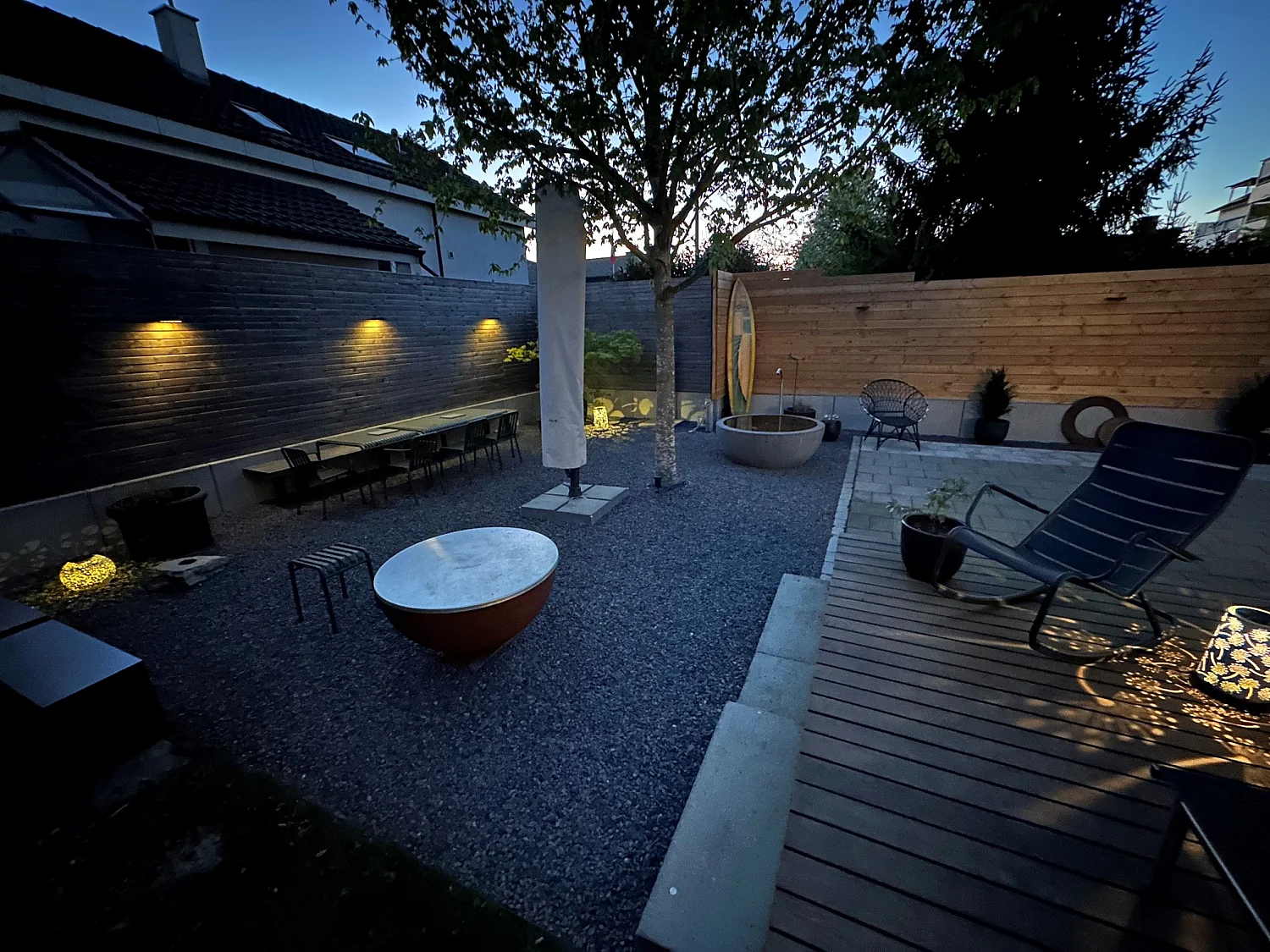 Nap Solar Anthrazit LED-Wandleuchte 2,2 W batteriebetrieben IP54