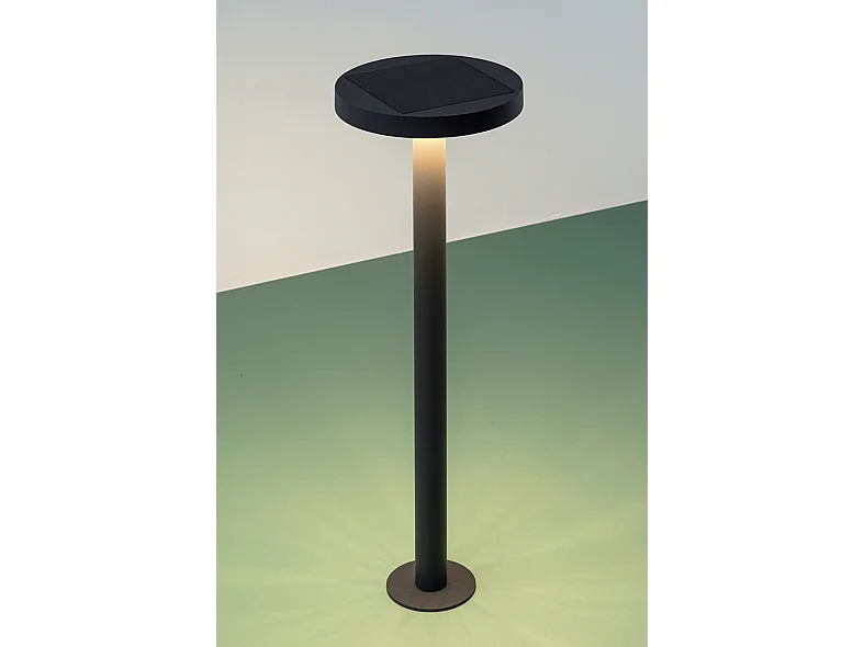 Nap Solar Anthrazit LED Wandleuchte 2,2W Batteriebetrieben IP54