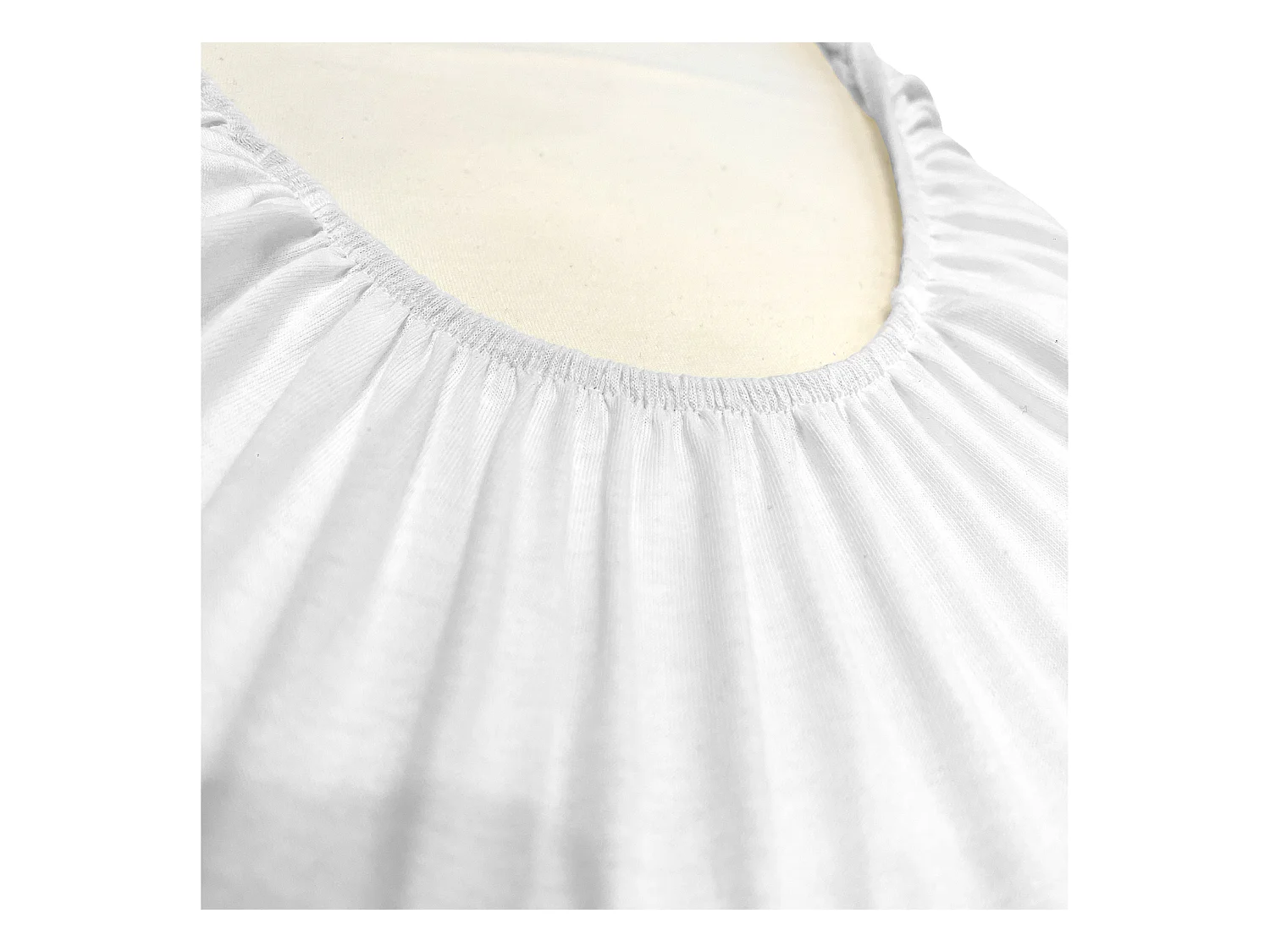 2er-Set Spannbettlaken 30x80cm für Babywanne, Kinderwagenaufsatz - Bio-Baumwolle