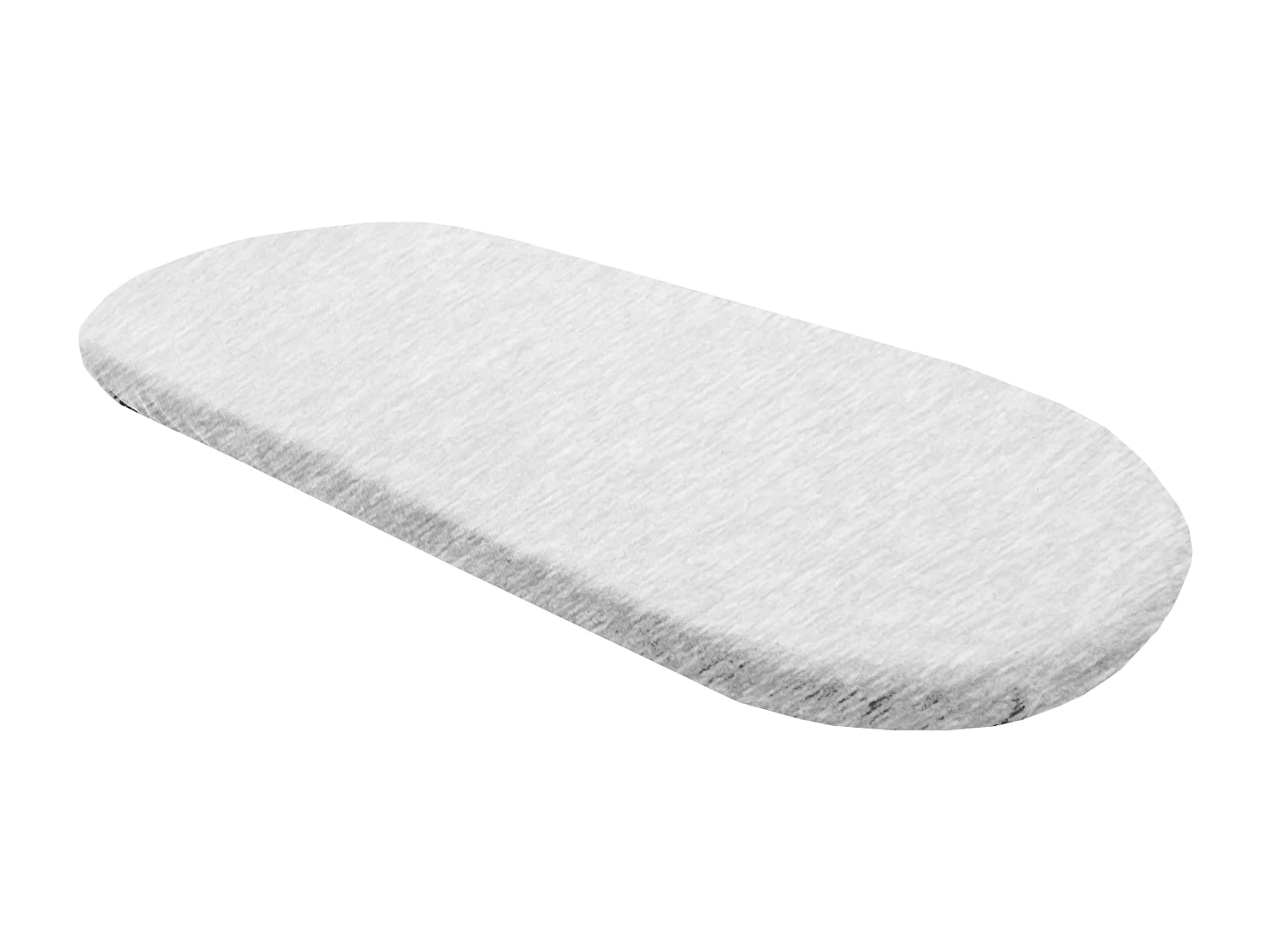 Spannbettlaken 80x30cm aus Bio-Baumwolle für Babywiege, Babywanne oder Kinderbett - Perle