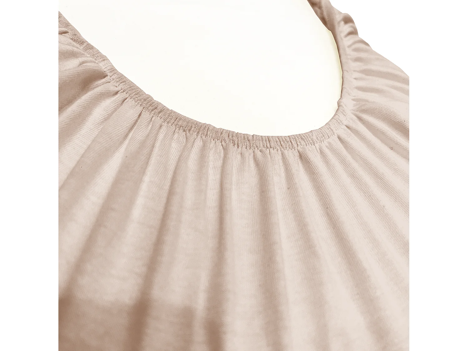 Spannbetttuch 80x30cm aus Bio-Baumwolle für Babywiege, Babywanne oder Kinderbett - Haselnussbraun