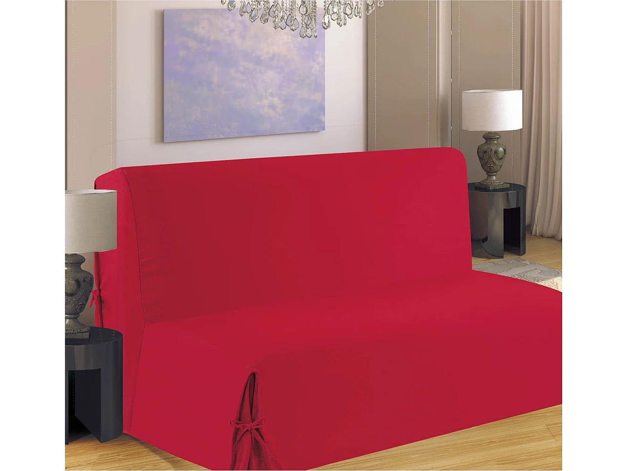 Funda de Clic-Clac con Lazos Roja 140 x 200 cm