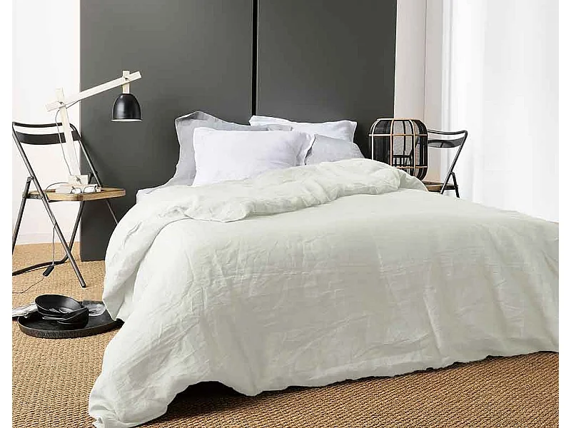 Housse de Couette Unie en Lin