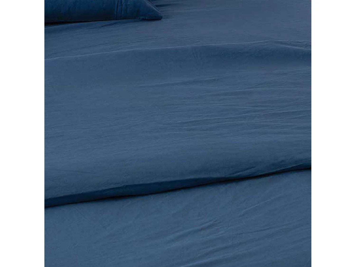 Funda de edredón liso en algodón lavado 140 x 200 cm