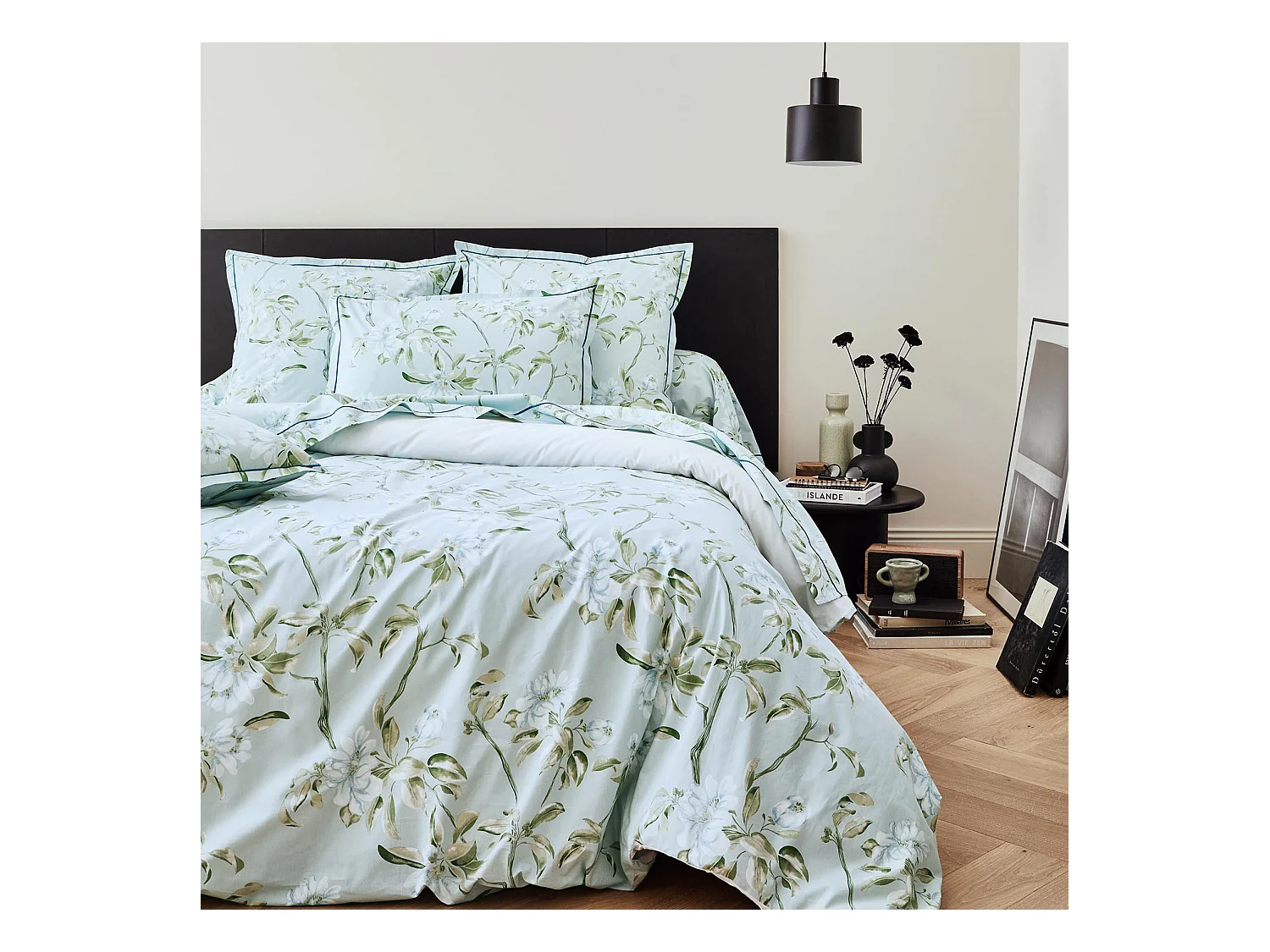 Housse de couette en percale de coton au style anglais