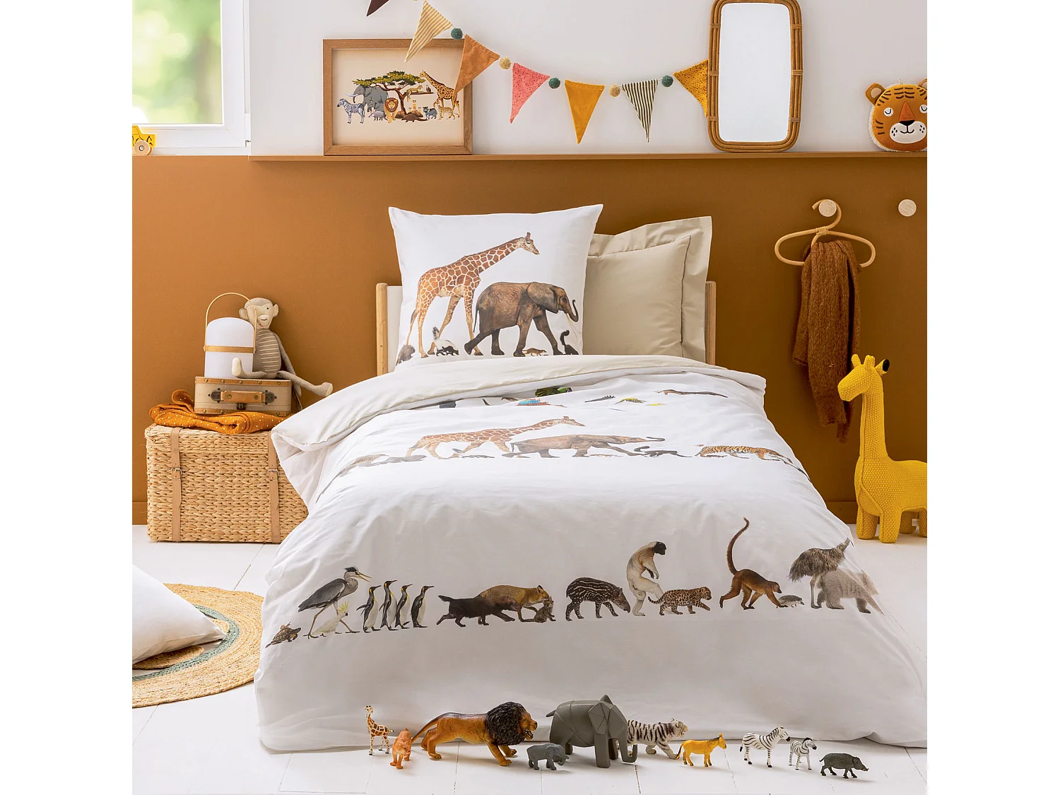 Funda nórdica Arca de Noé 140 x 200 cm