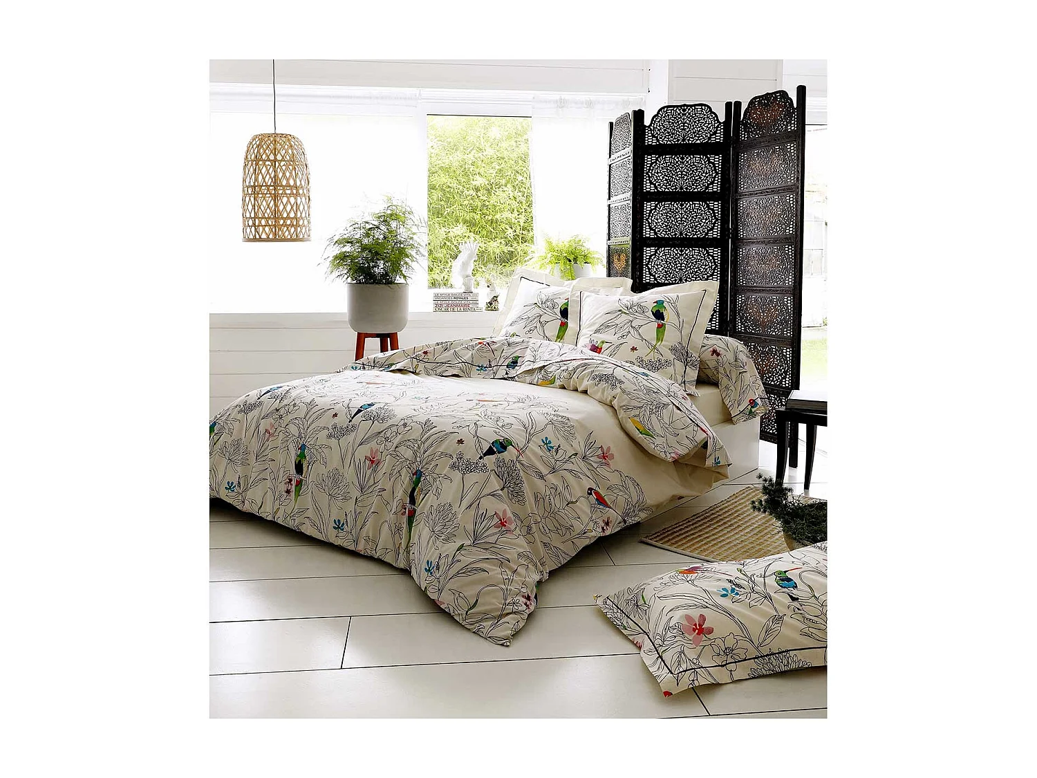 Housse de couette faune et flore