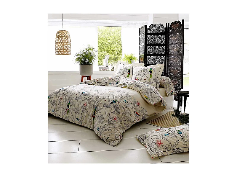 Housse de couette faune et flore
