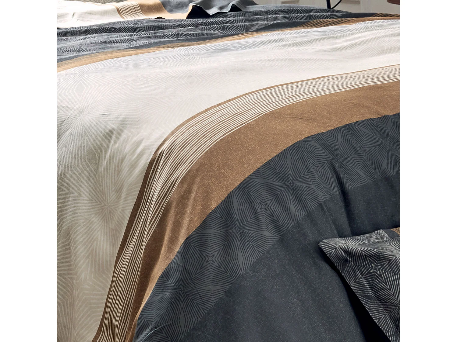 Housse de couette au style graphique