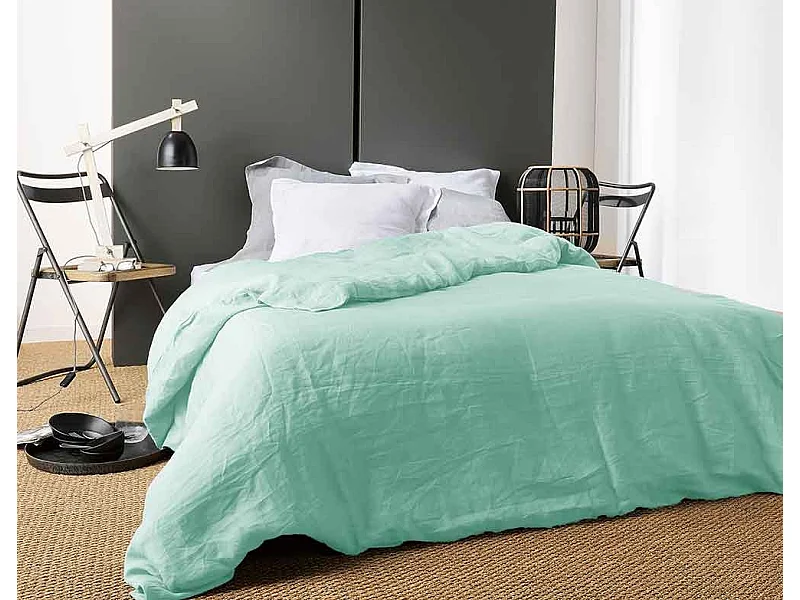 Housse de Couette Unie en Lin