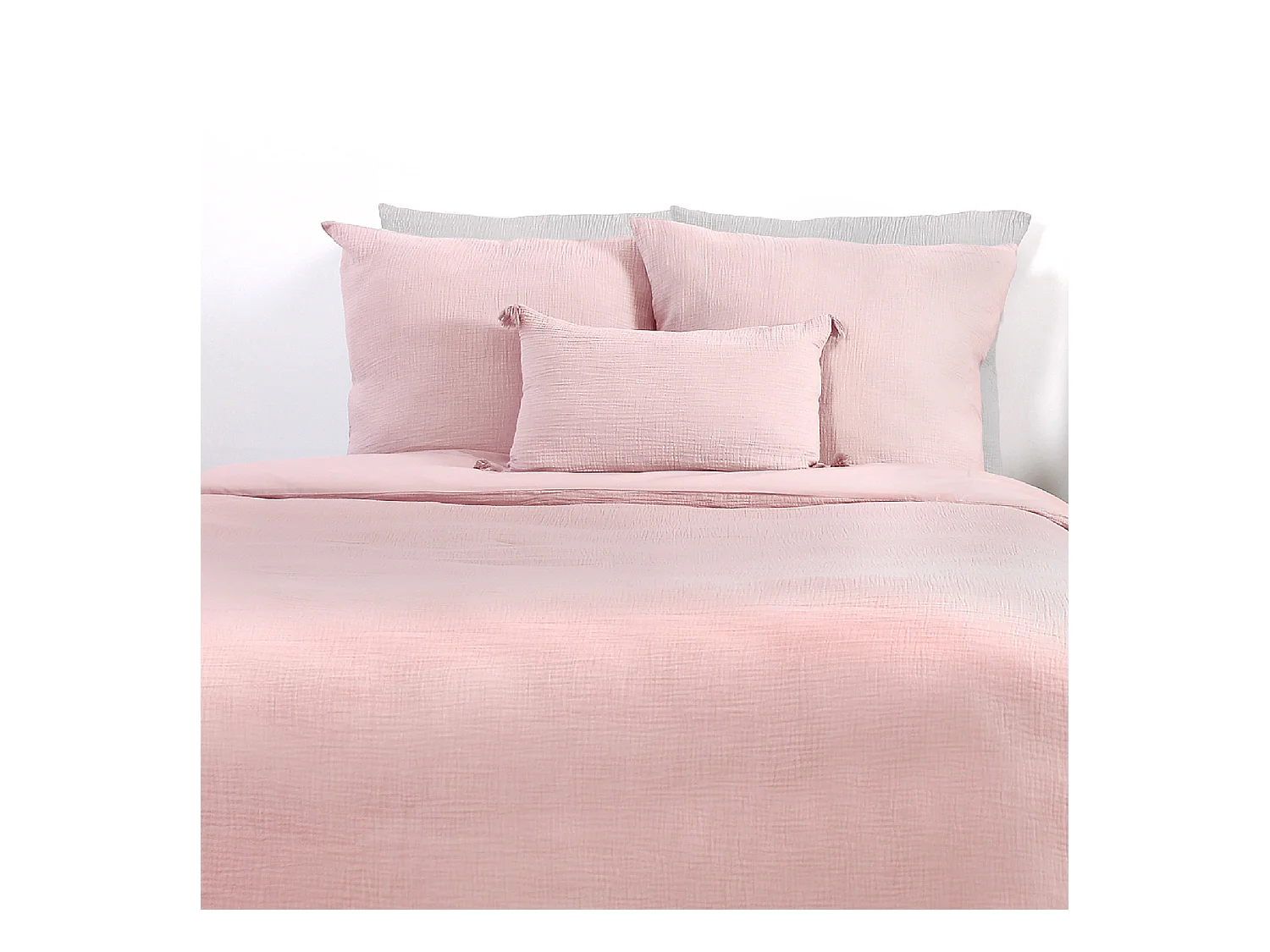 Juego de cama en doble gasa de algodón 140 x 200 cm