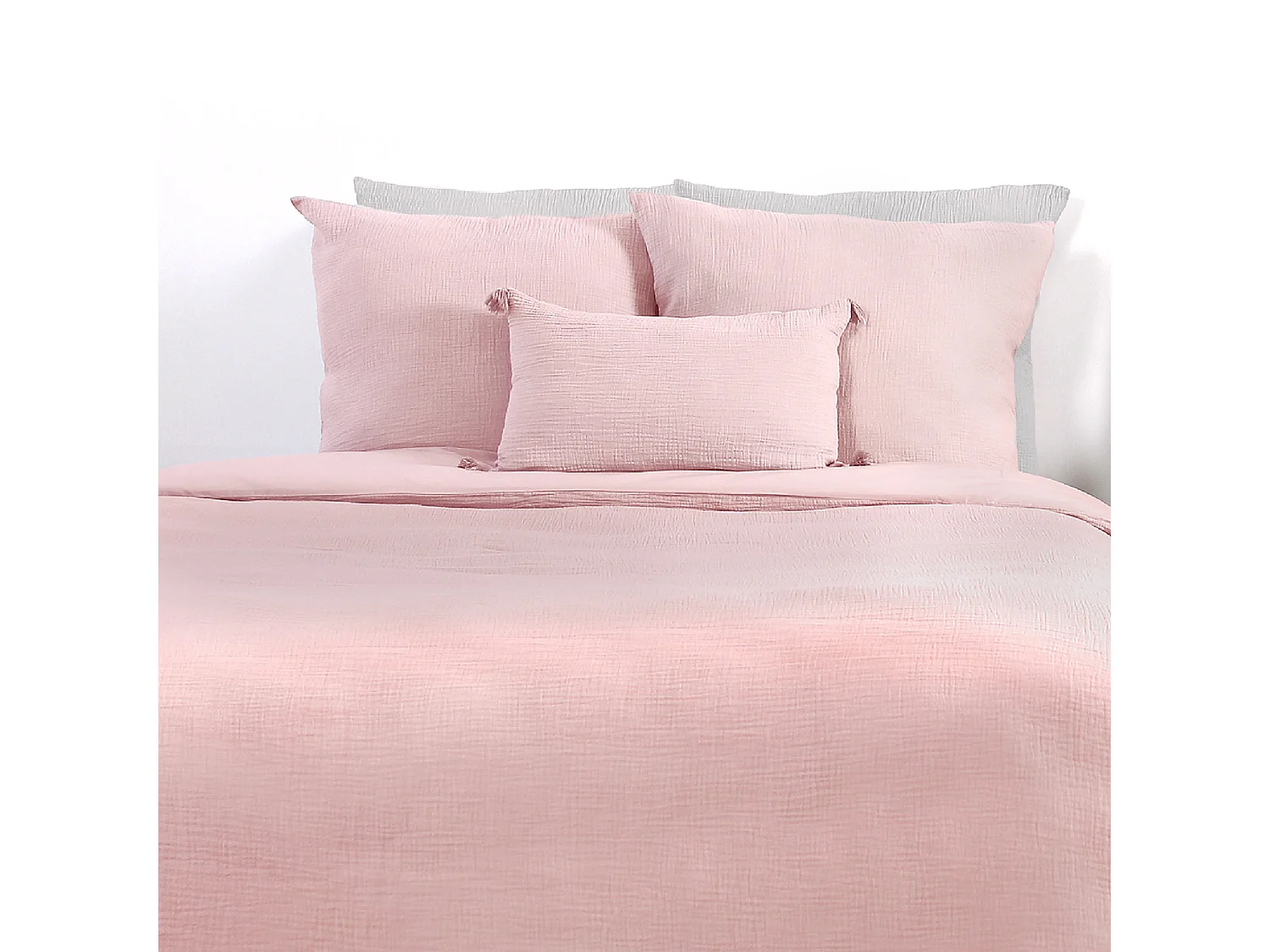 Juego de cama en doble gasa de algodón 140 x 200 cm