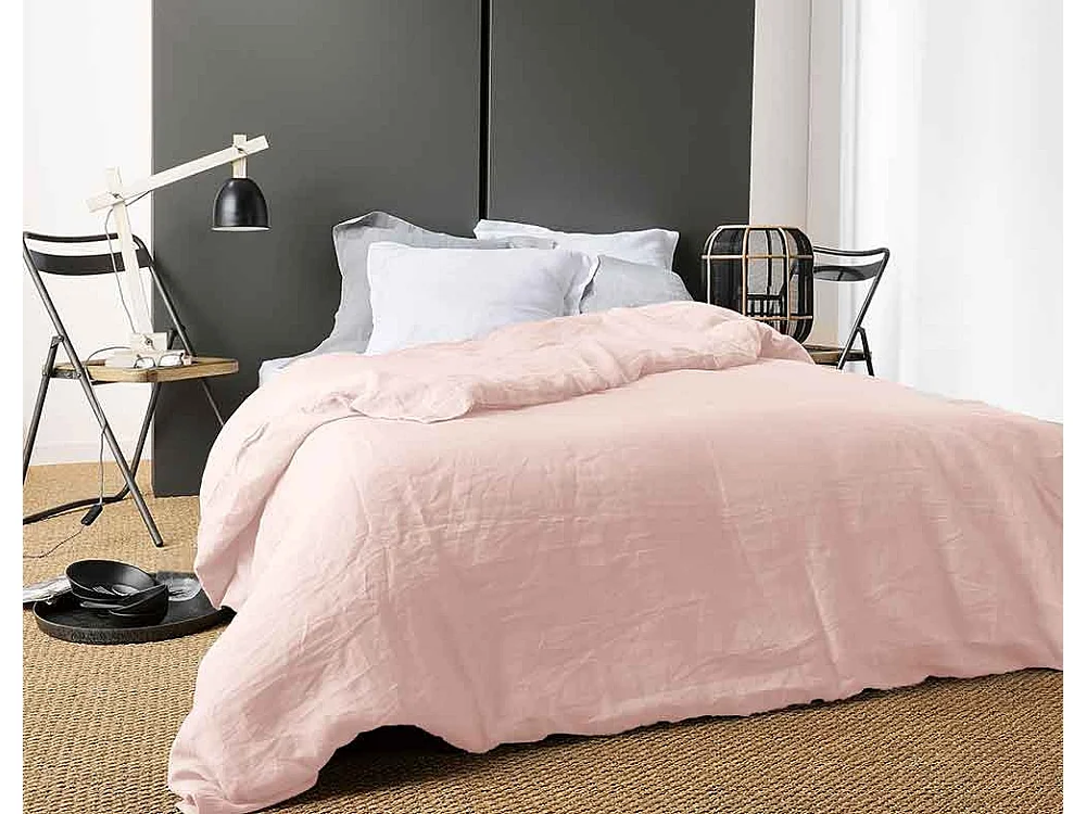 Housse de Couette Unie en Lin