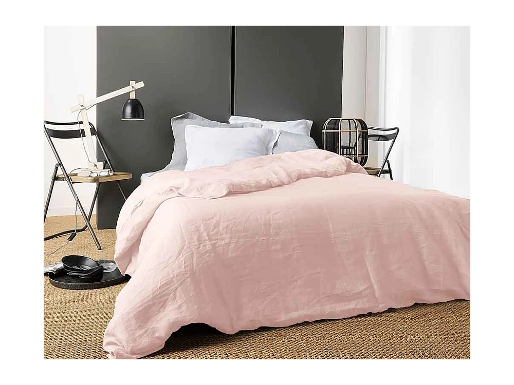 Housse de Couette Unie en Lin