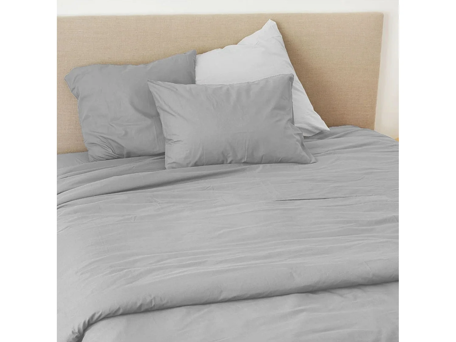 Housse de couette coton Lavé Oekotex