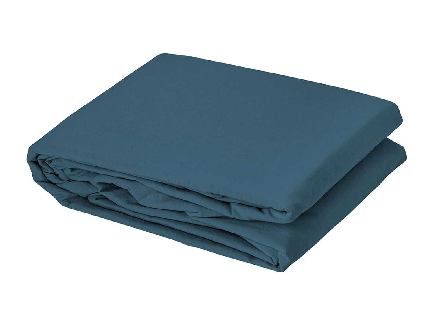 Funda de edredón liso en algodón lavado 200 x 200 cm