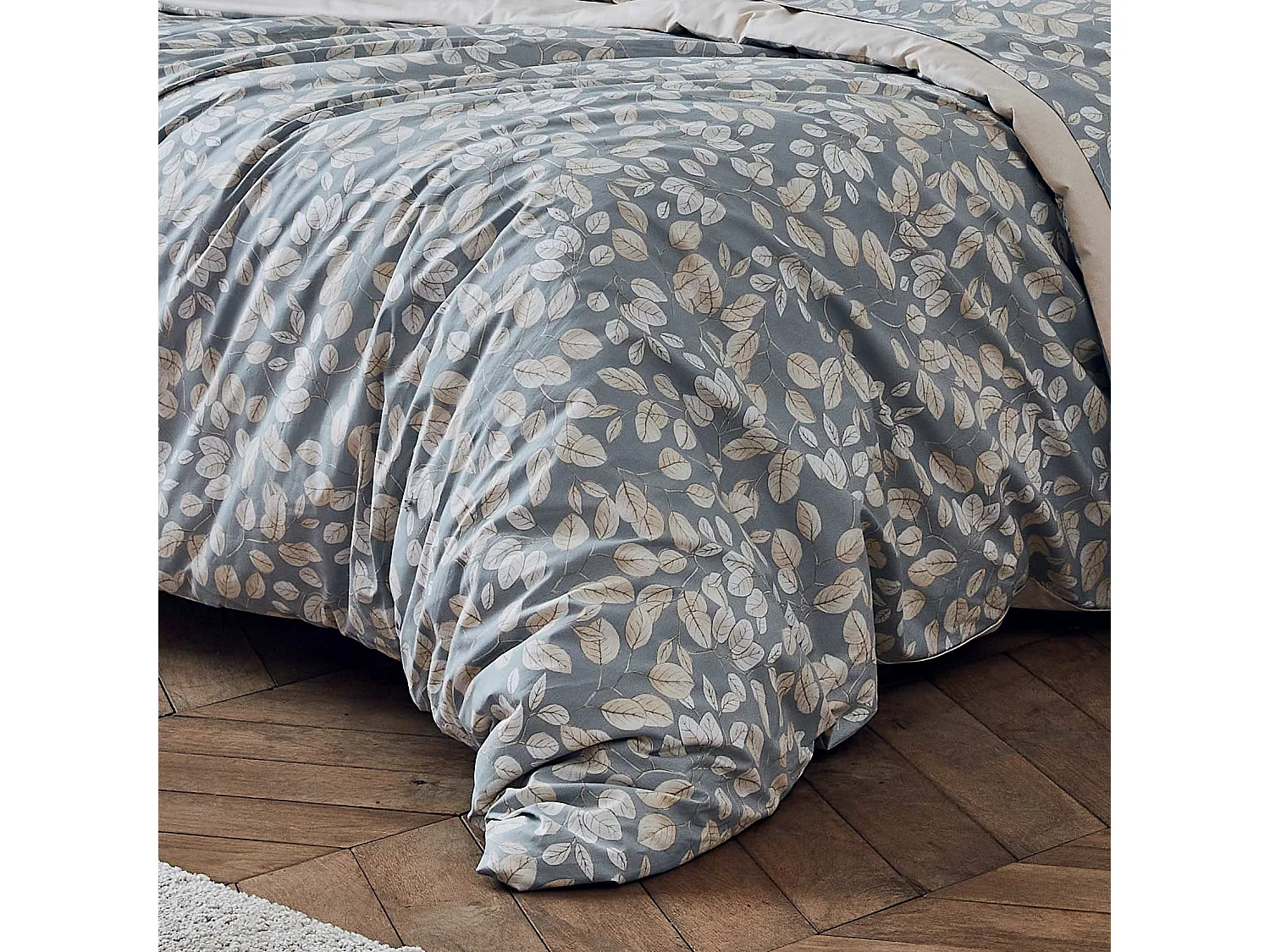 Funda nórdica en percal estilo acogedor 200 x 200 cm