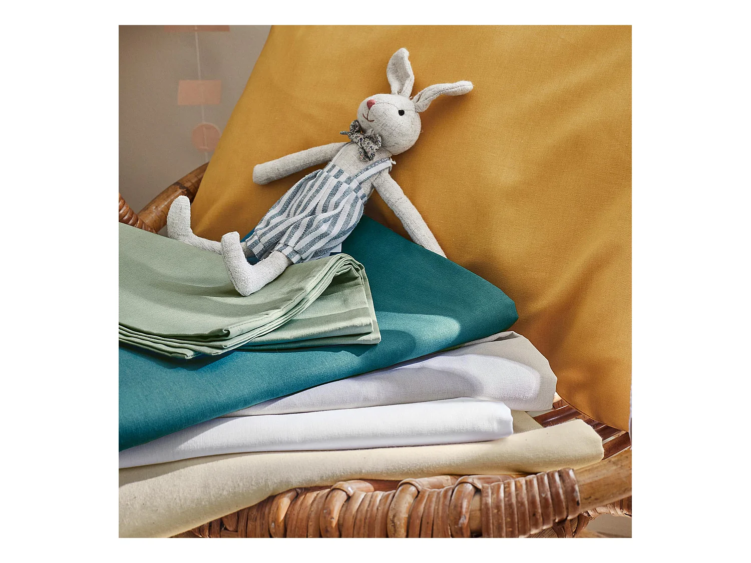 Funda nórdica lisa para niños 100 x 140 cm