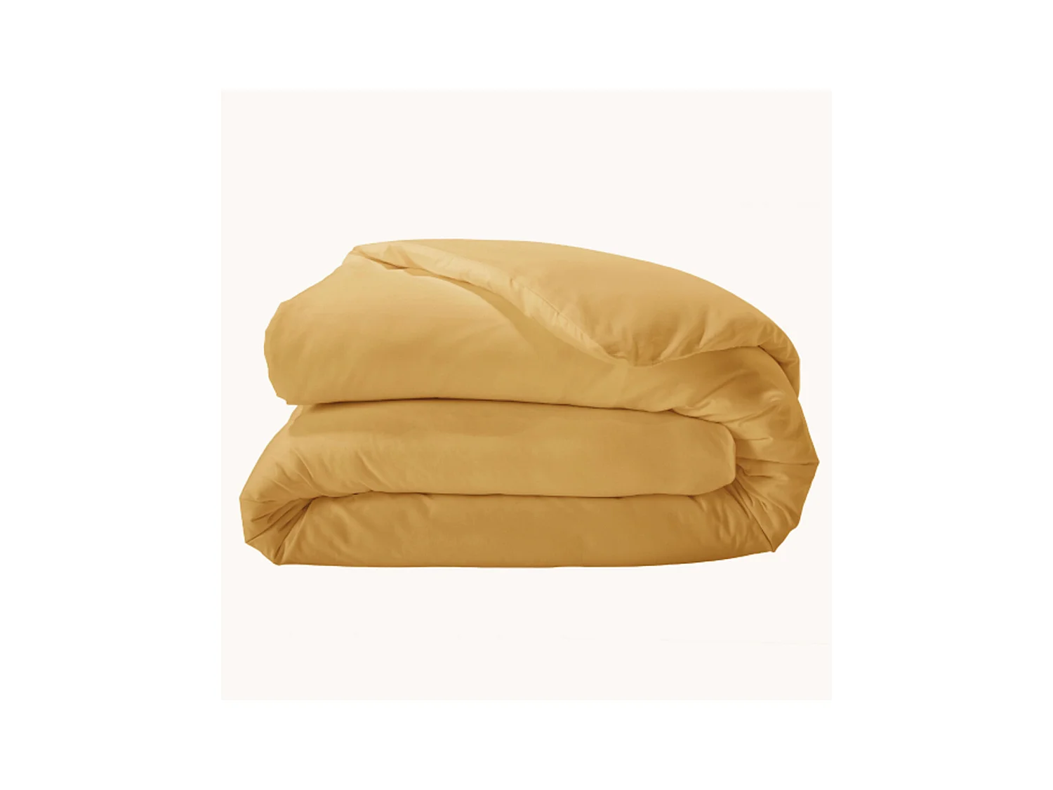 Housse de couette unie en percale de coton