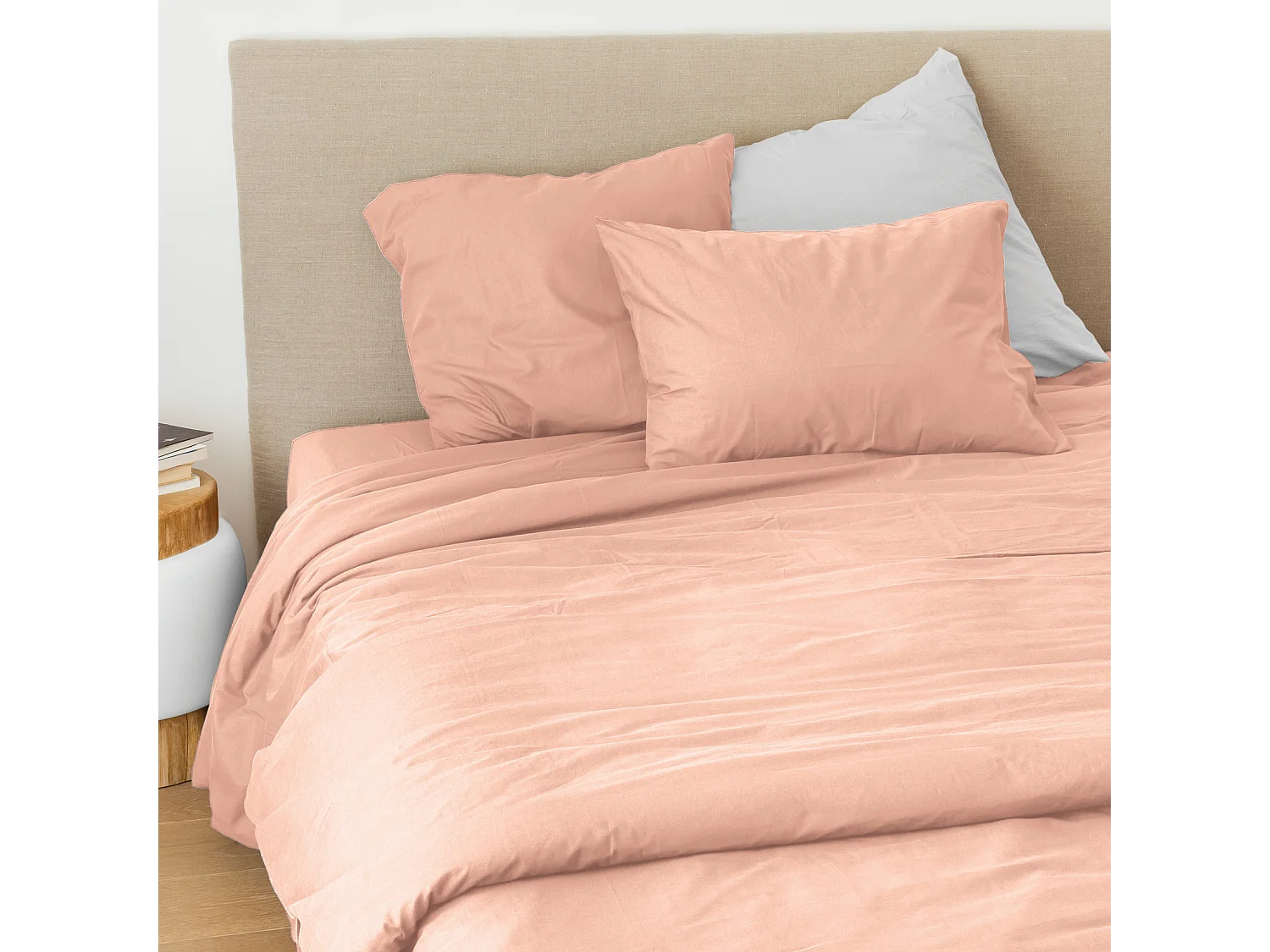 Housse de couette en coton lavé Cap Ferret