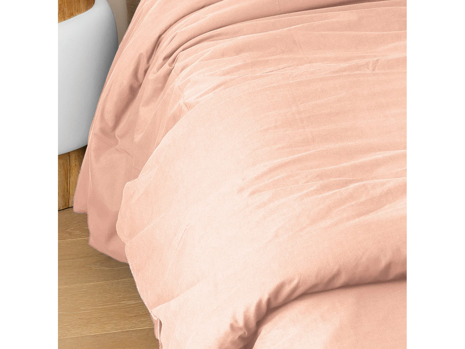 Funda de edredón en algodón lavado Cap Ferret 200 x 200 cm