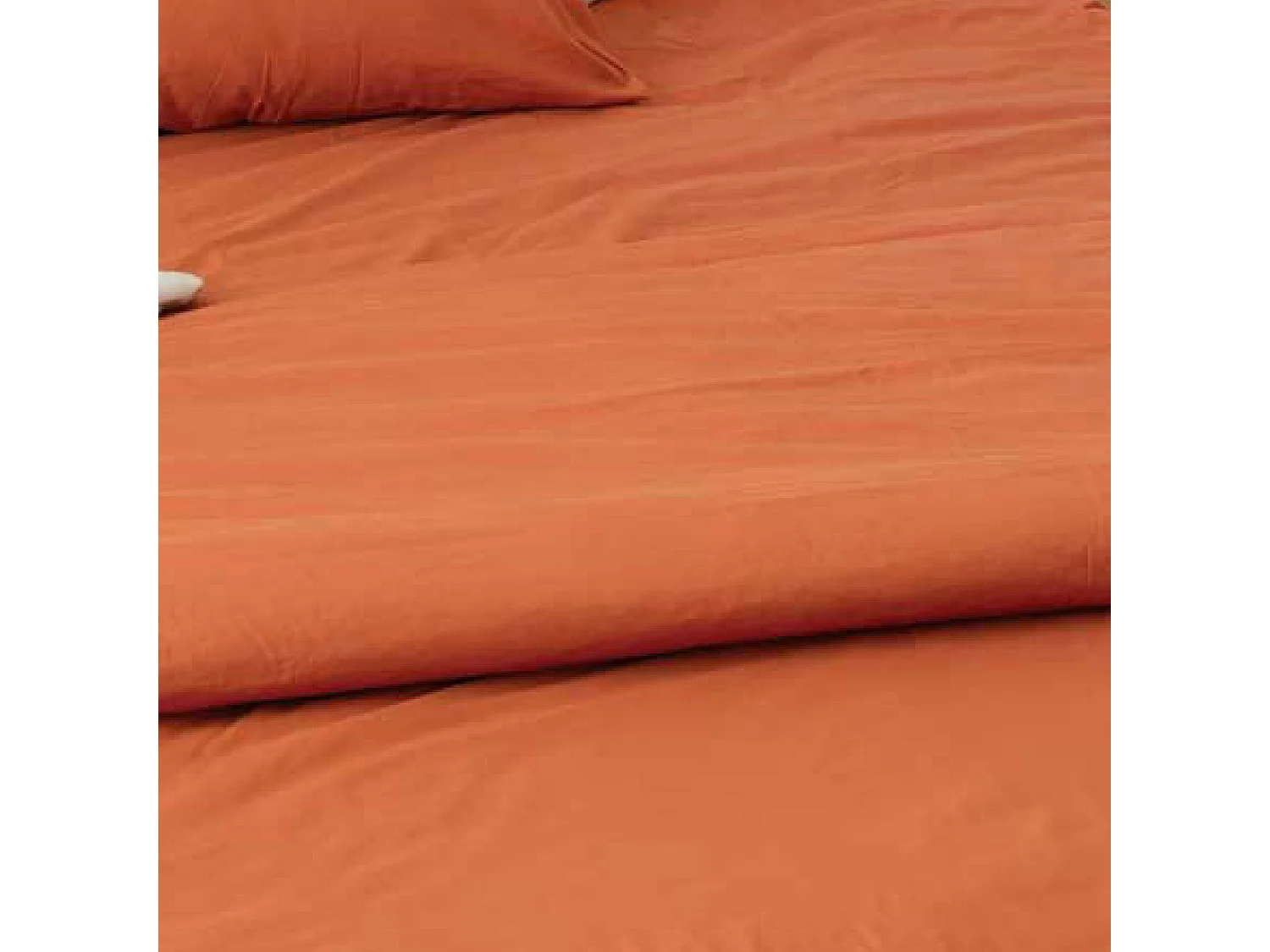 Funda de edredón liso en algodón lavado 140 x 200 cm