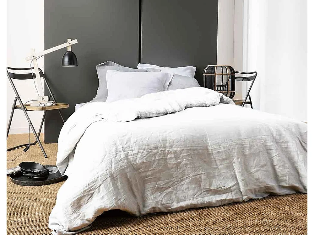 Housse de Couette Unie en Lin