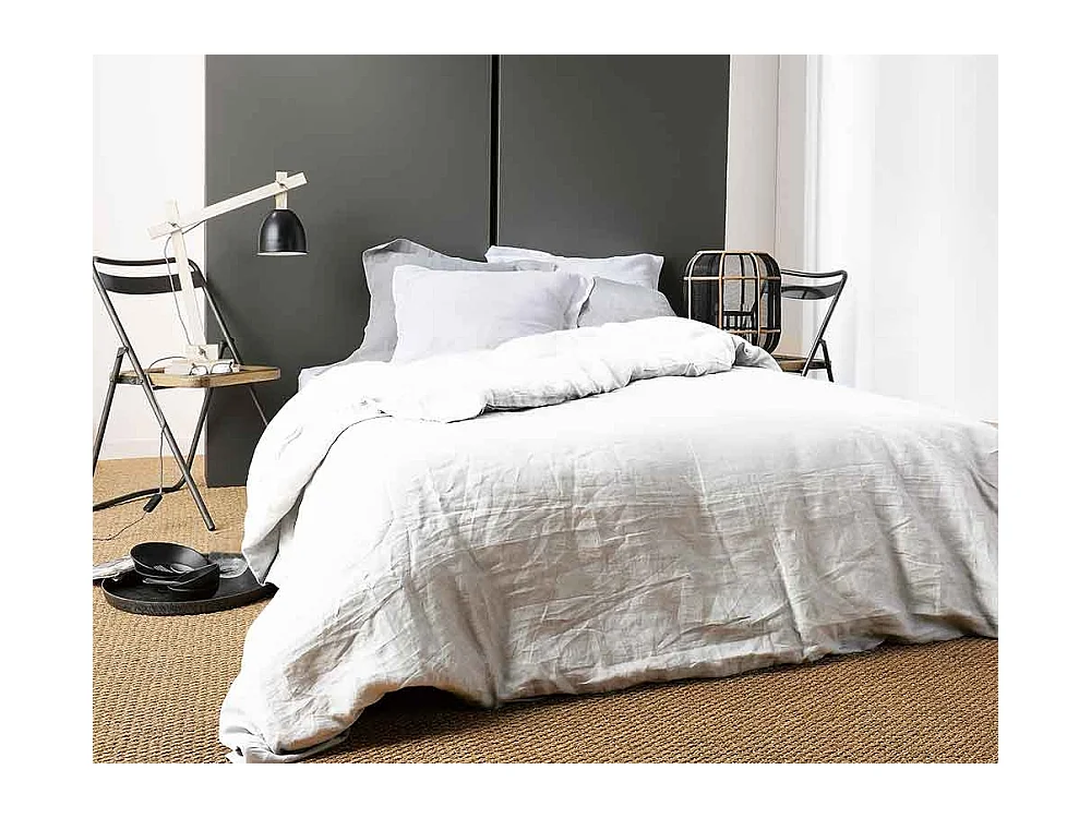 Housse de Couette Unie en Lin