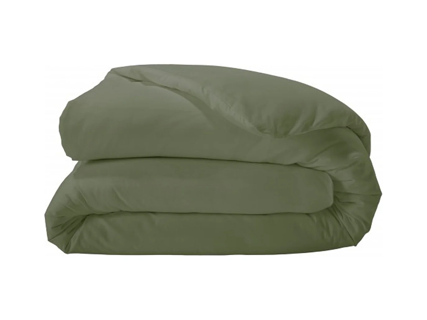 Housse de couette unie en percale de coton